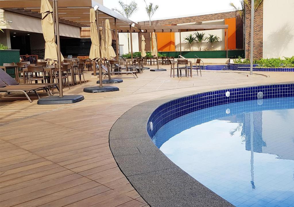 Apartamento Resort Em Olímpia Exterior foto